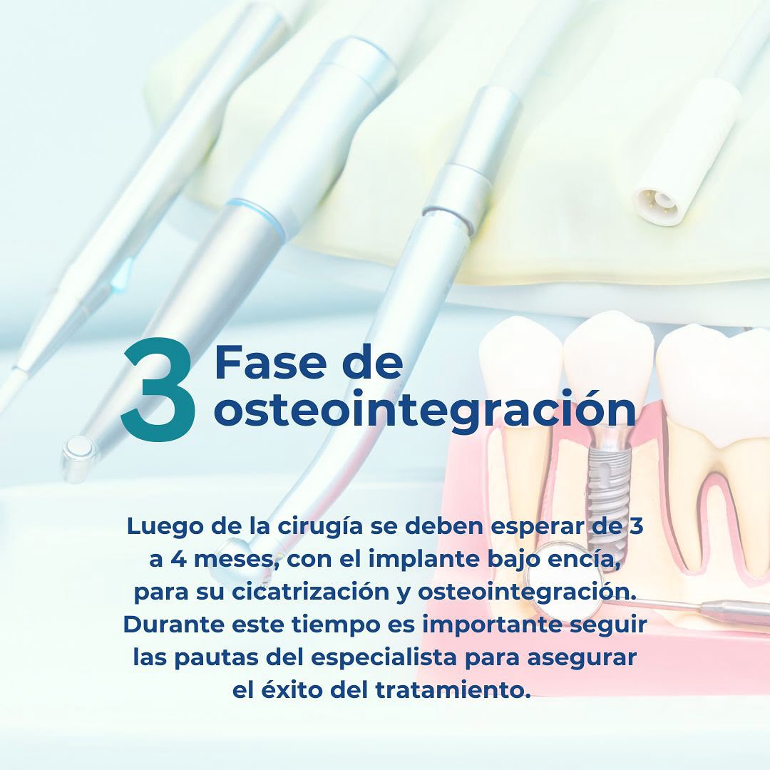 fase 3 osteointegración implante dental